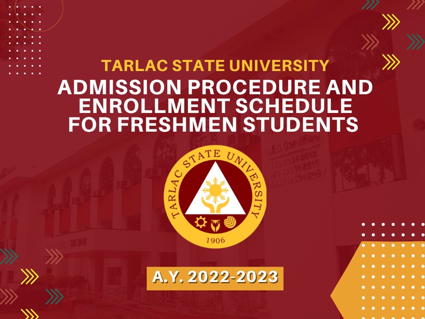 TSUCAE 20232024 ADVISORY NO. 3 Tarlac State University